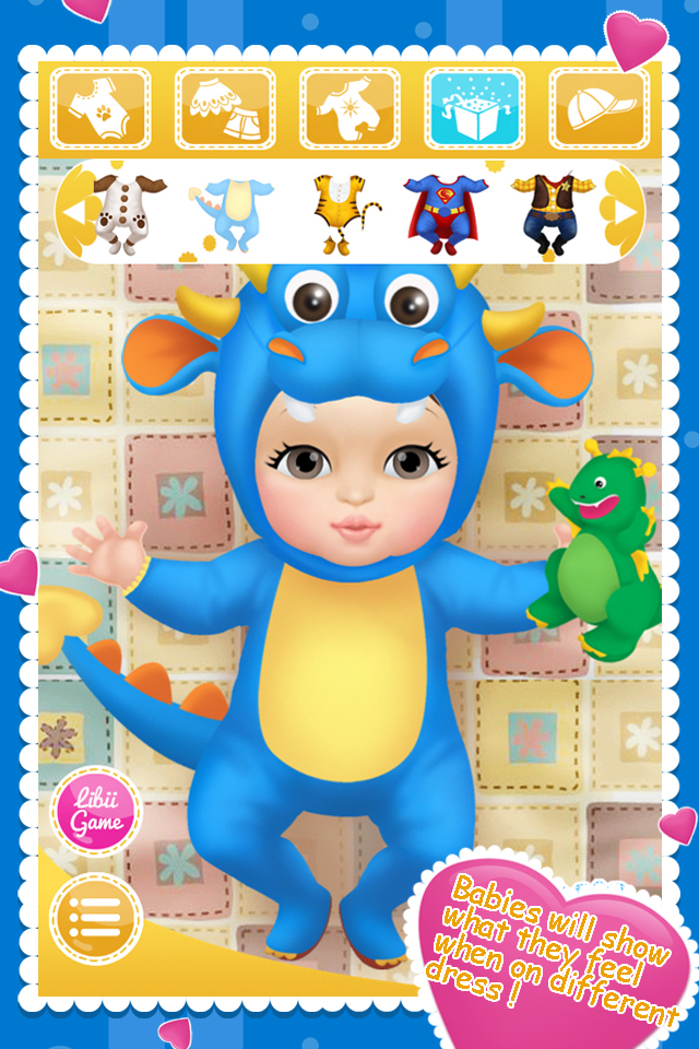Dress the baby games